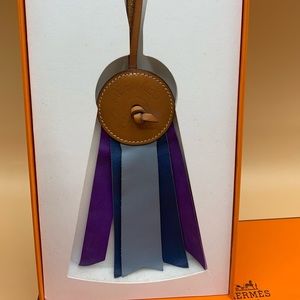 Hermès Flat Ribbon Medallion Bag Charm